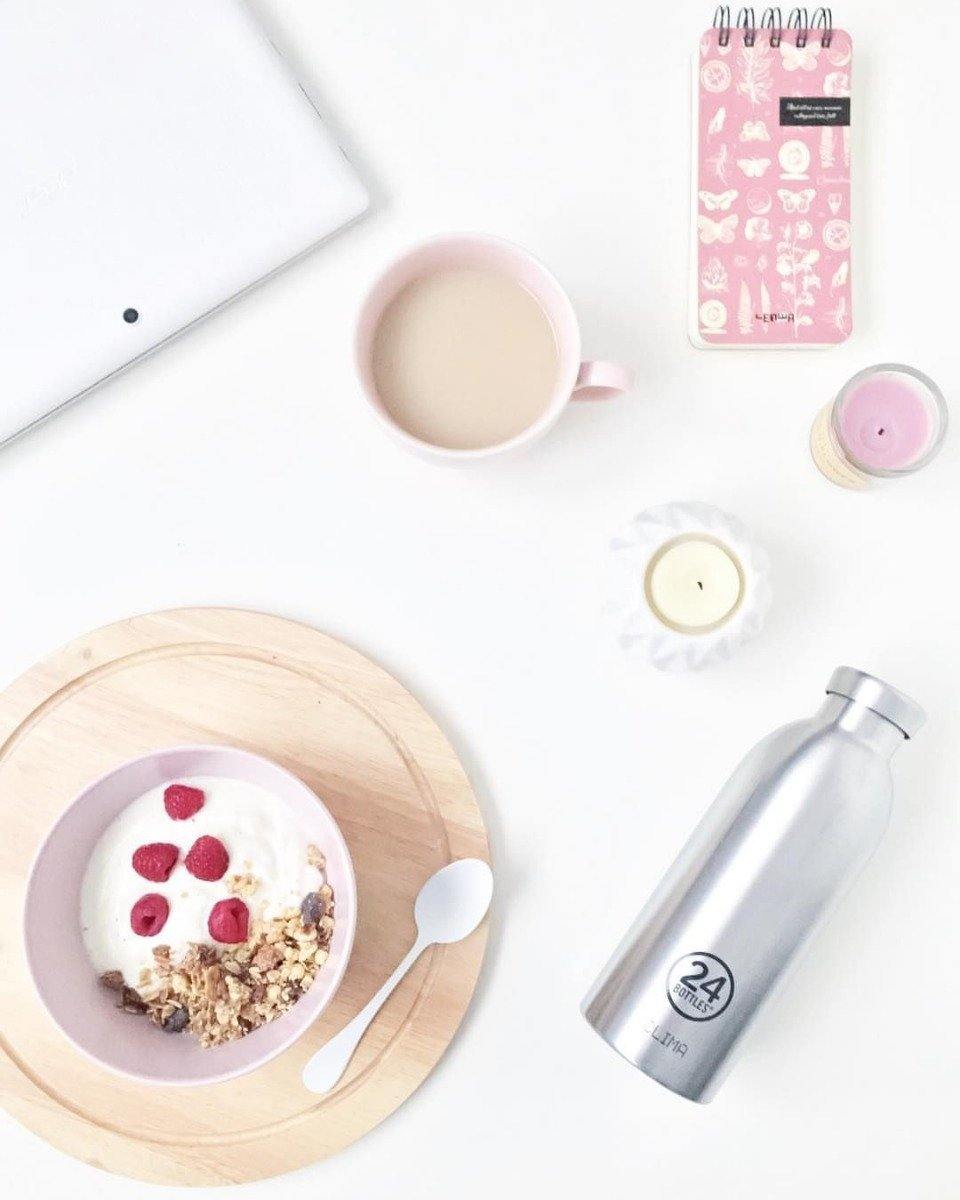 24Bottles Clima flaske, Steel - 500 ml. - Bahne